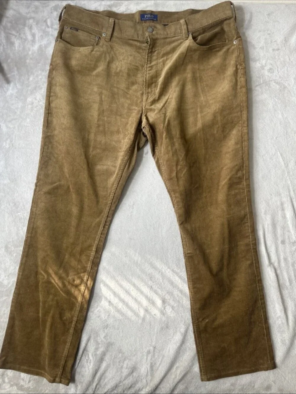Polo Ralph Lauren Varick Slim Straight men’s corduroy pants brown 40x32